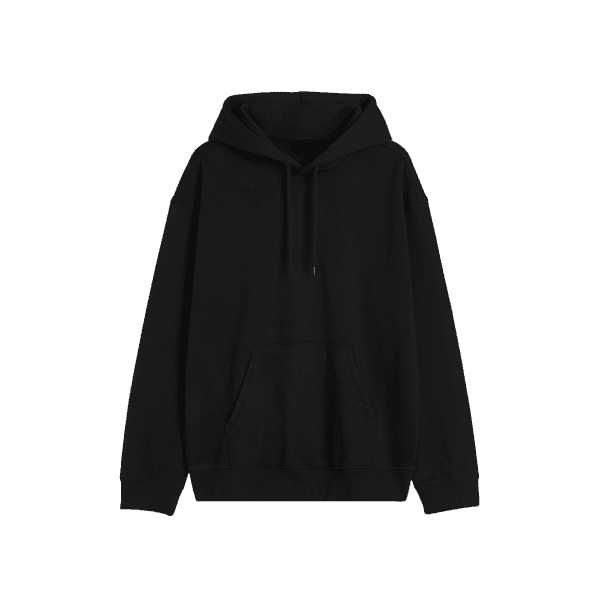 Solid Hooded Sweatshirt