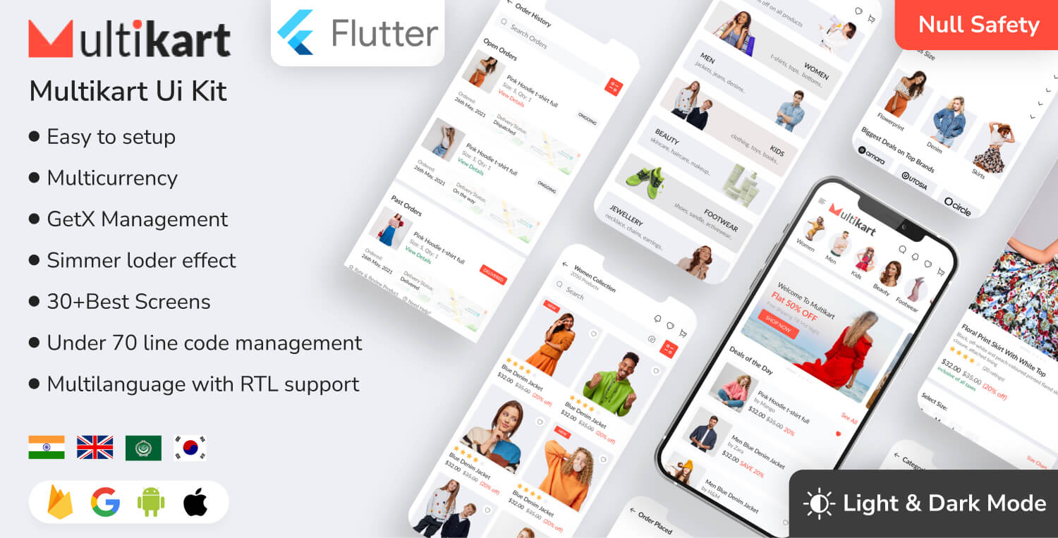 Multikart - Shop Ecommerce UI KIT Flutter E-Commerce Store Apps